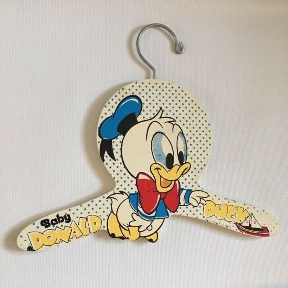 RARE! VINTAGE ALEXANDER-ASQUINE DISNEY BABIES BABY DONALD DUCK CHILD'S  HANGER